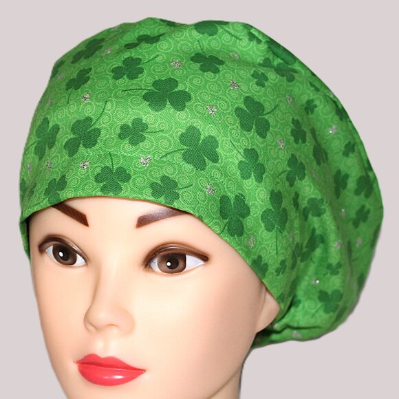 NWOT St. Patricks Day Euro, European, Pixie Scrub Cap - Picture 1 of 6